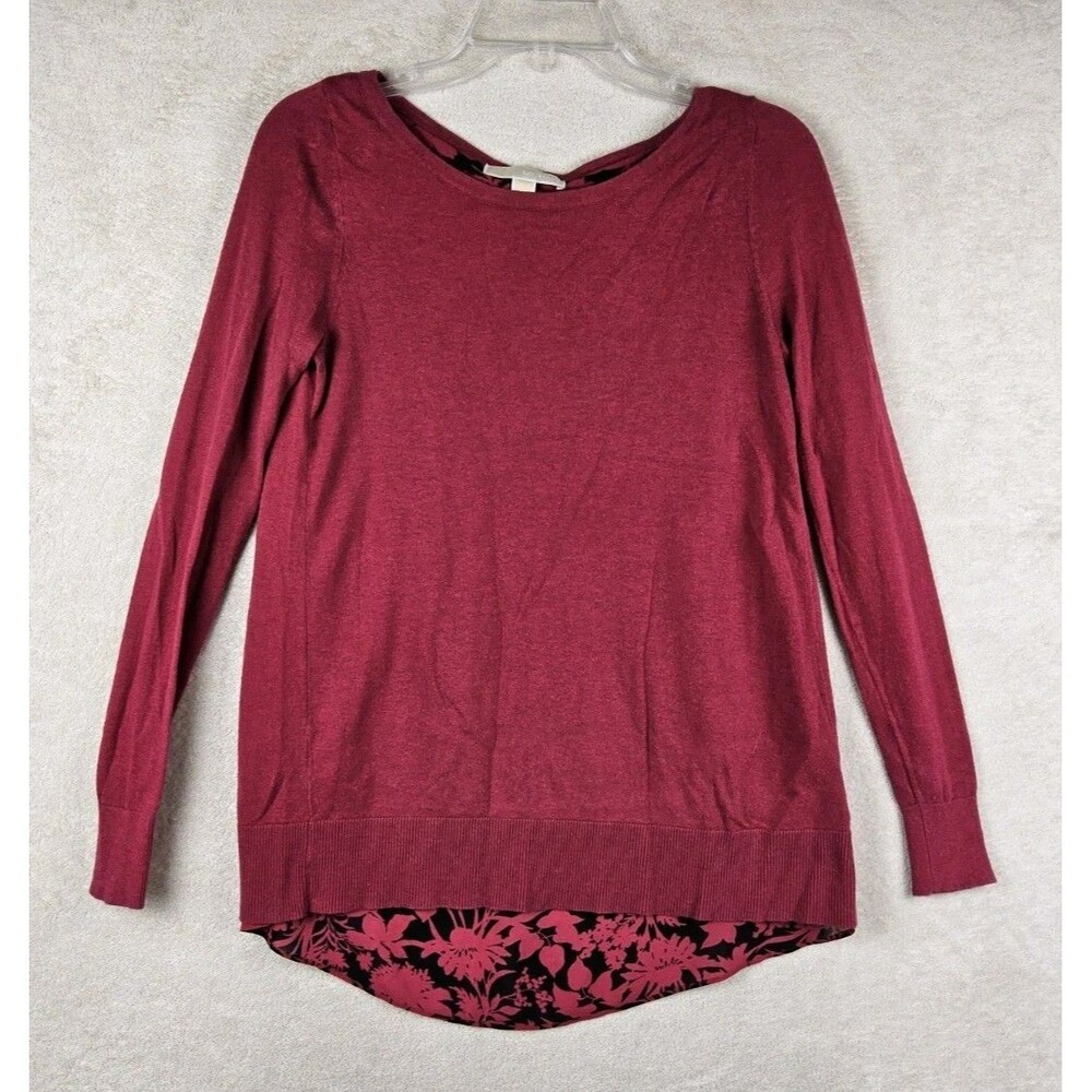 Michael Kors MK Women’s Long Sleeve Mixed Media Sweater Size XS